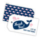 Whale Hanging Gift Tags with Organza Bags Image 4 of 8